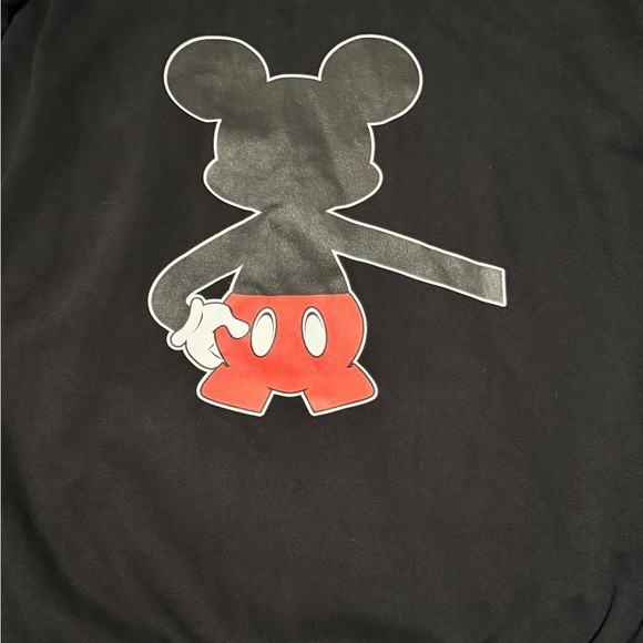 Black Hoodie with 'Mr.' Design Mickey Mouse’s Back Sz XXL - Picture 4 of 4